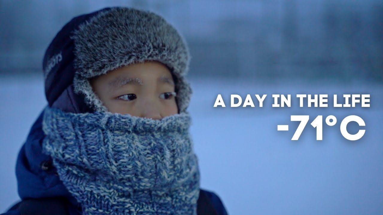 ONE DAY İN THE COLDEST VİLLAGE ON EARTH −71°C (−95°F)  | YAKUTİA, SİBERİA