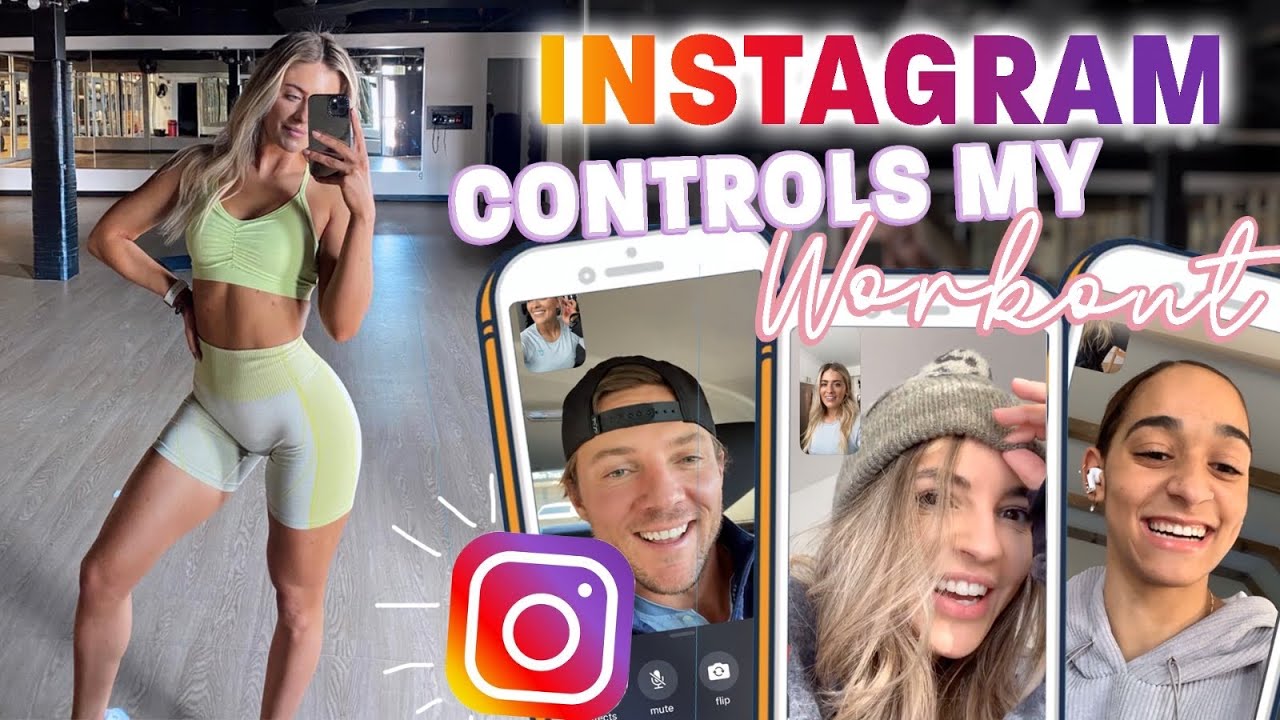 INSTAGRAM & FITNESS EXPERTS CONTROL MY WORKOUT!! Leg & Booty Workout