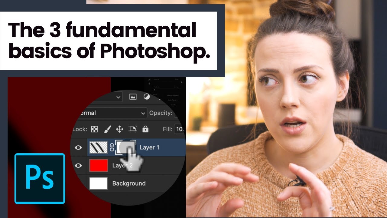 Photoshop Basics - The Fundamentals of Photoshop for Beginners 2021 | Masks, Layers  Blend Modes