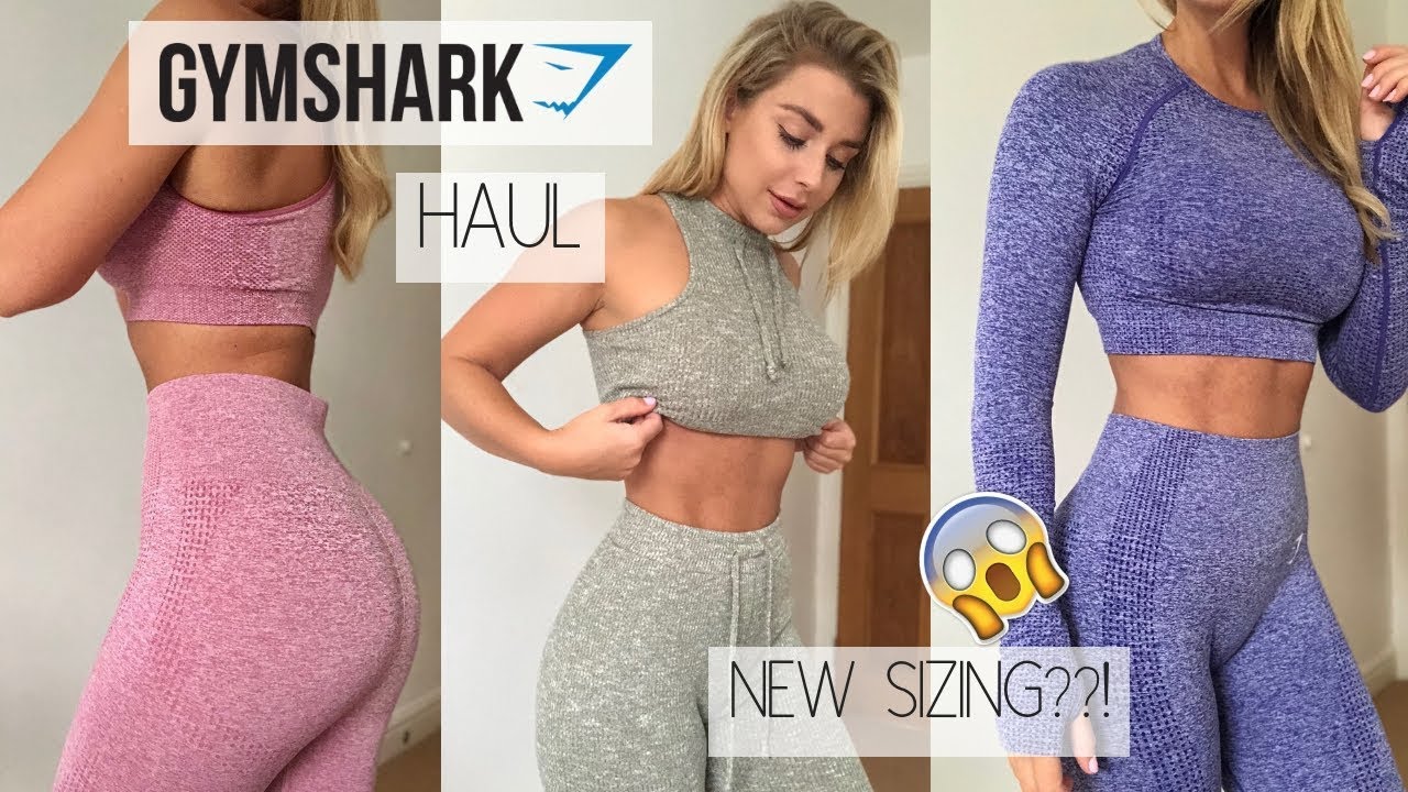GYMSHARK NEW RELEASES| DETAILED SIZE GUIDE| HAUL  TRY ON| Sophie Aris