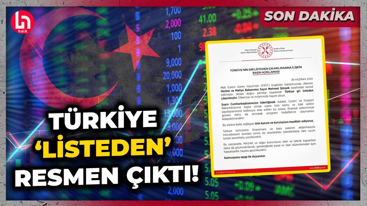 Şimşek duyurdu: Bir süredir 'kara para cenneti' olarak anılan Türkiye 'gri listeden' çıktı!