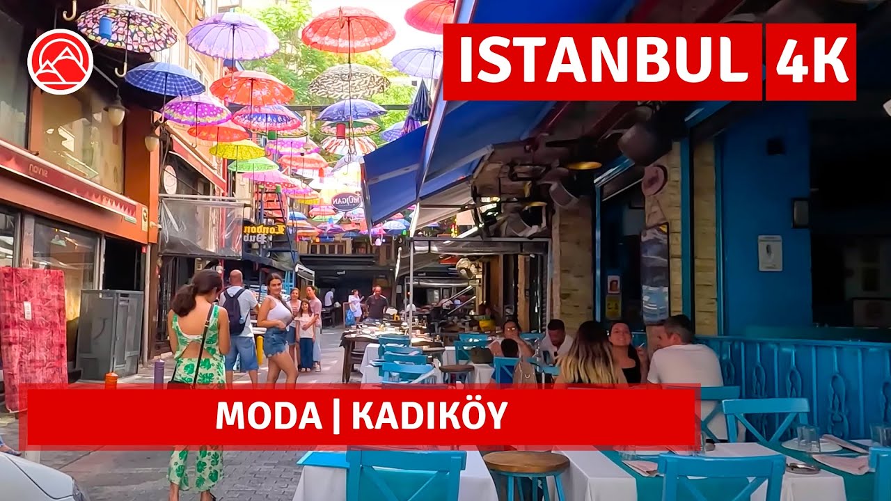 Moda Kadıköy Istanbul 2023 Walking Tour|4k 60fps