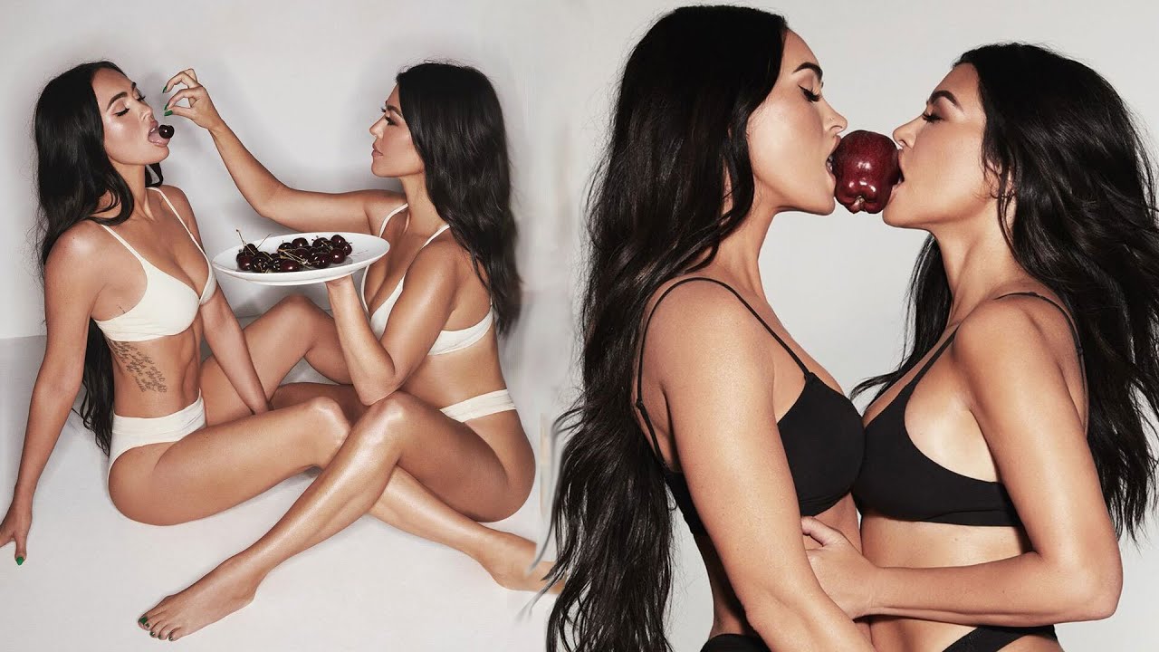 Kourtney Kardashian and Megan Fox Go TOPLESS for Sexy Campaign