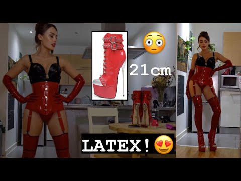 MY FİRST LATEX TRY ON HAUL + CRAZY HEELS