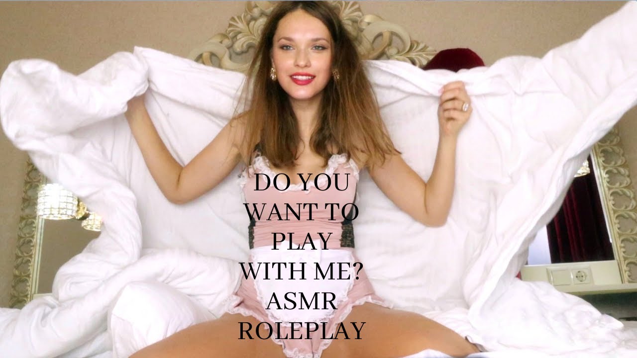 ASMR Girlfriend Roleplay ❤️ Relaxing you in Bed ( soooo feminine... )
