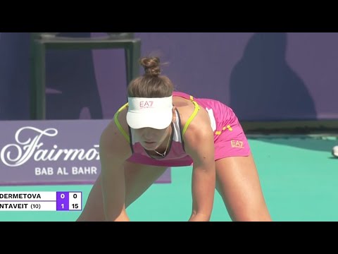 Mind Blowing Tennis Moves Veronika Kudermetova @Abu Dhabi 2021