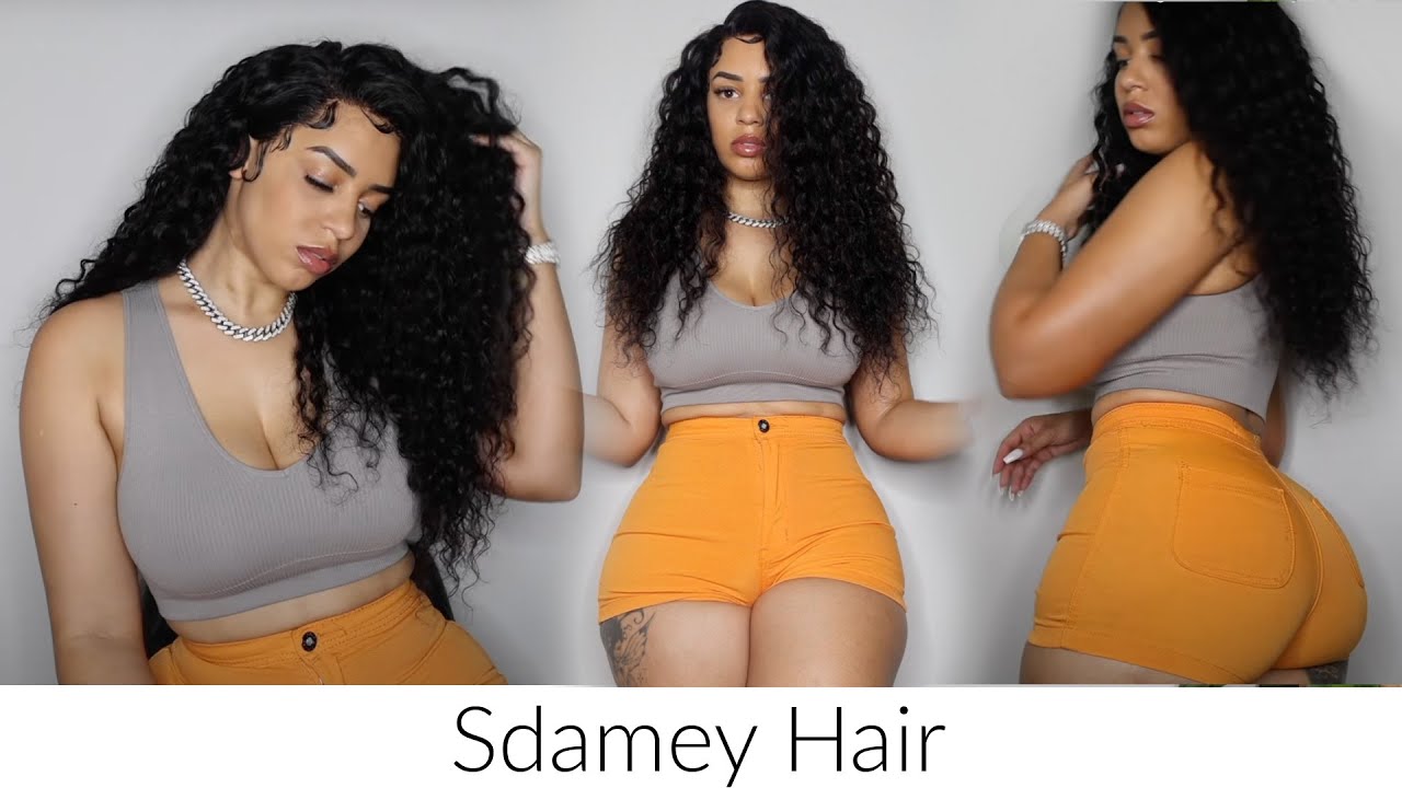 New Year Hair - Install The Best Water Wave Wig | FT Sdamey Hair
