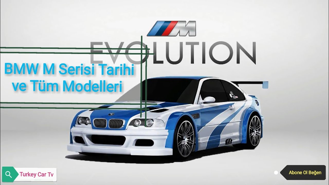 BMW M SERİSİ TARİHİ VE TÜM MODELLERİ SESLERİYLE BERABER | BMW M EVOLUTION (1978-2018)