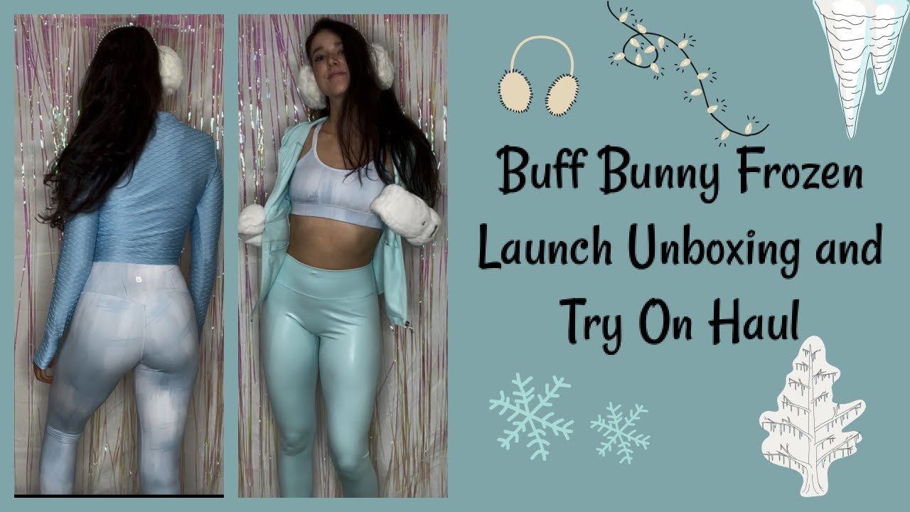 GYM CLOTHES UNBOXİNG AND TRY ON! BUFF BUNNY FROZEN LAUNCH