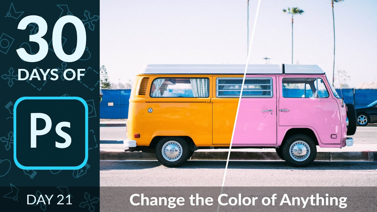 How to Change the Color of Anything in Photoshop | Day 21