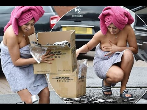 Chloe Ferry B00BS Pop Out From Towel !!