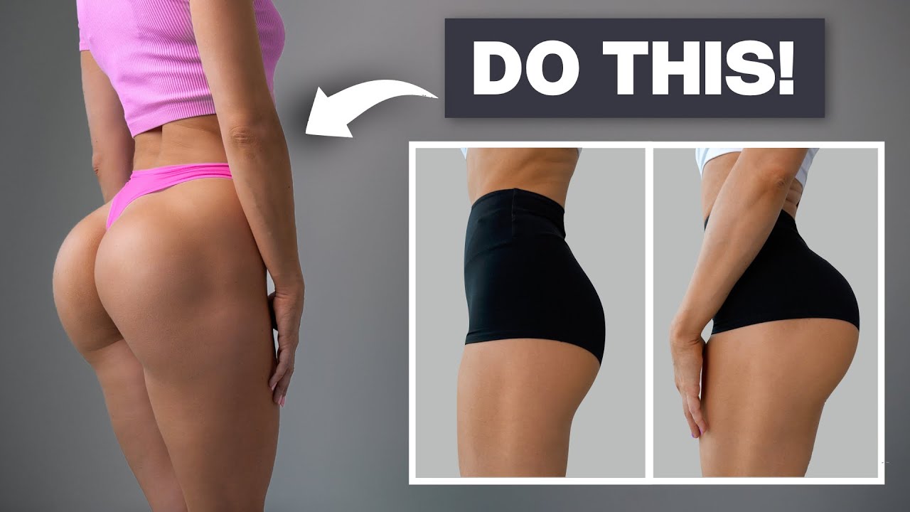 Grow a BUBBLE BUTT in JUST 12 MIN! Intense, Floor Only, No Equipment, No Squats, At Home