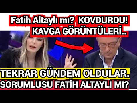 Hande Sarıoğlu'nun Fatih Altaylı ile kavgası yeniden gündem oldu! Fatih Altay'lı kovdurdu iddiası...