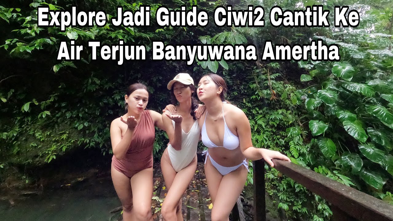 Explore Air Terjun BanyuWana Amertha di Spray Waterfall Jadi Guide Cewek2 Cantik