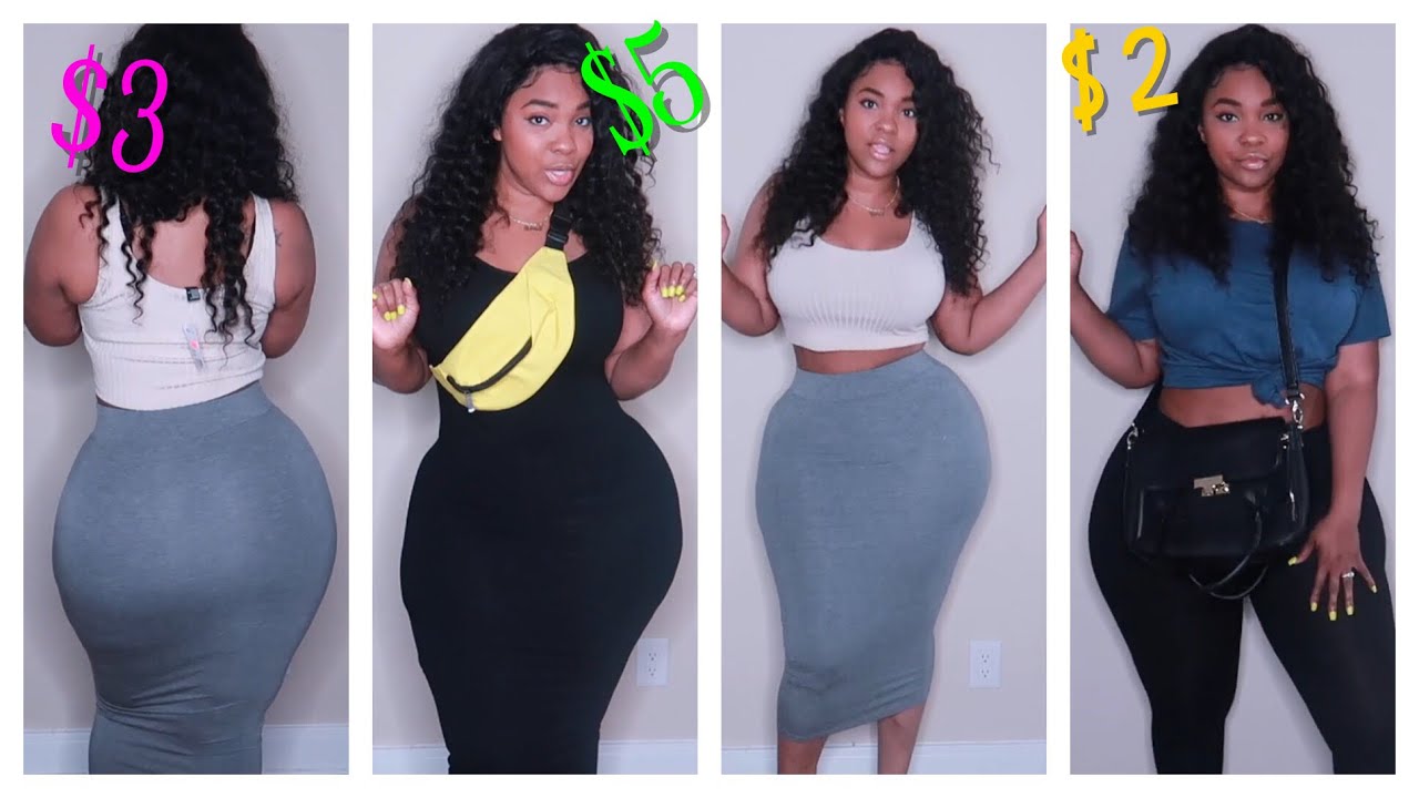 FULL OUTFITS UNDER $5 | CHEAPEST OUTFITS In My Closet | Gina Jyneen | Celie Hair