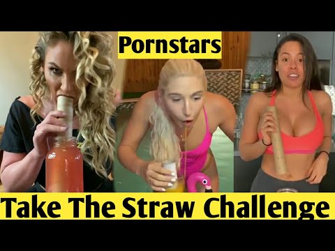 Abella Danger, Phoenix Marie and Luna Star take the straw challenge