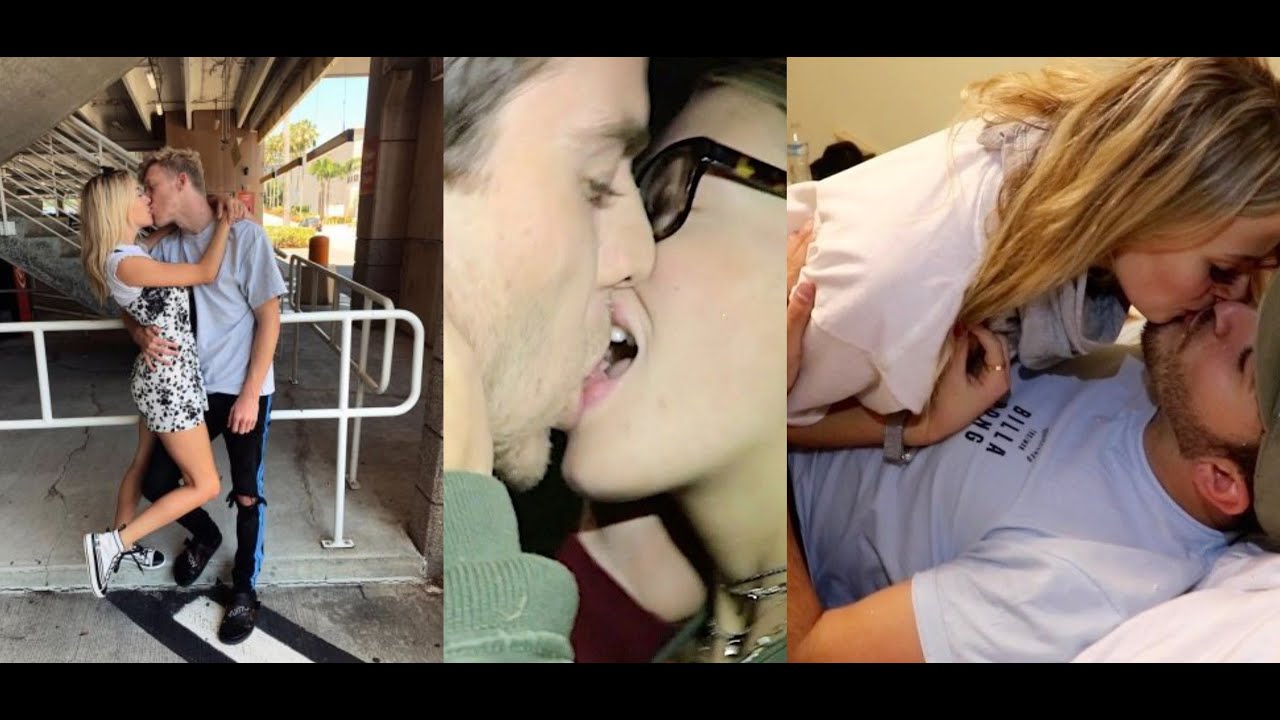 Corinna Kopf Kissing Poeple in Vlog Squad for 7mins Straight (Men and Women)