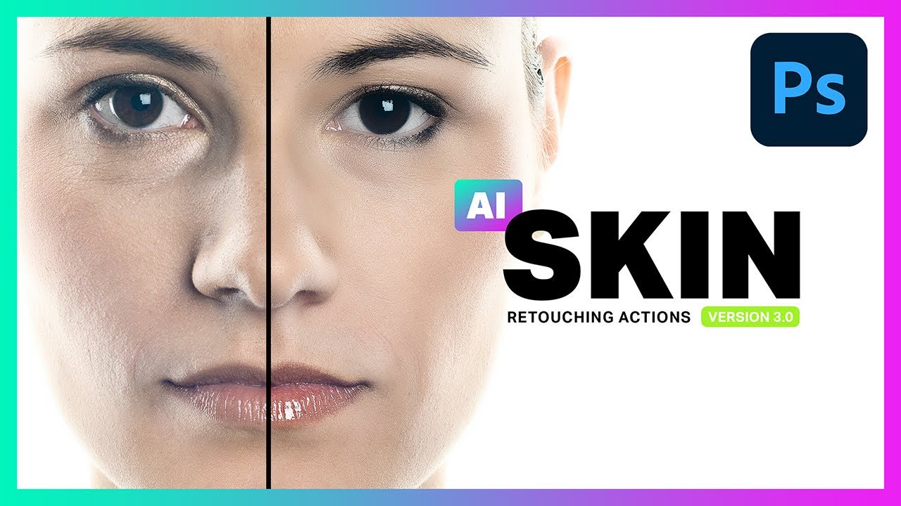 aı skin retouching photoshop actions: ıs it really aı?