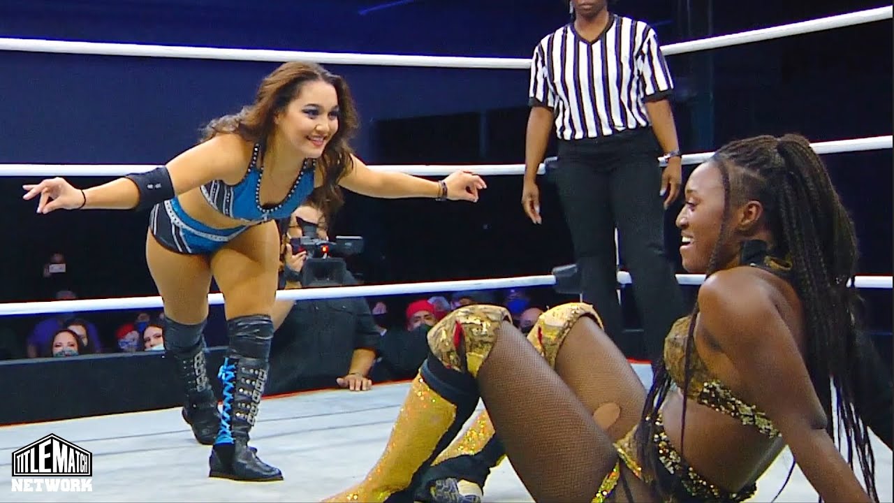 Rok-C (Roxanne Perez in NXT) vs Queen Aminata - Women's Wrestling | Reality of Wrestling