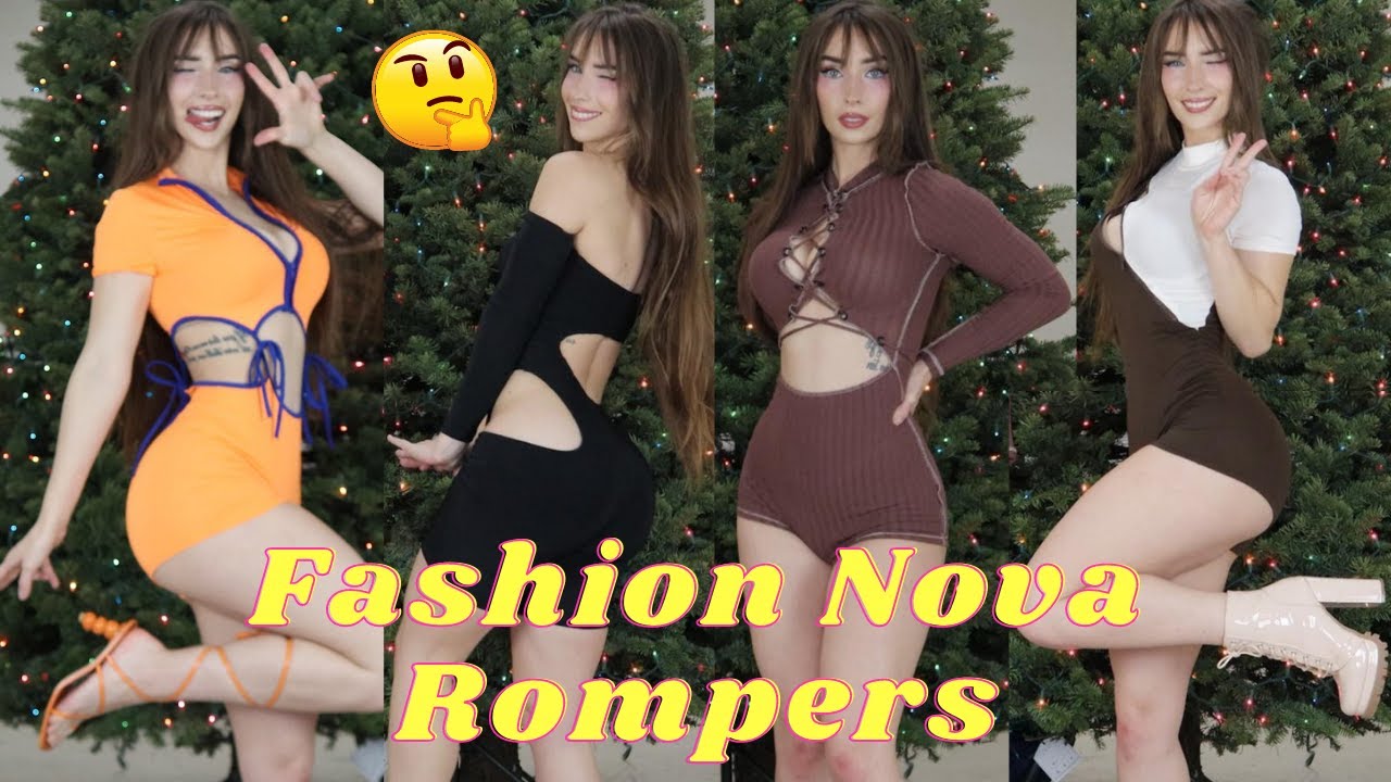 Fashion Nova Romper Haul | Tight Rompers & Heels | DEVON JENELLE