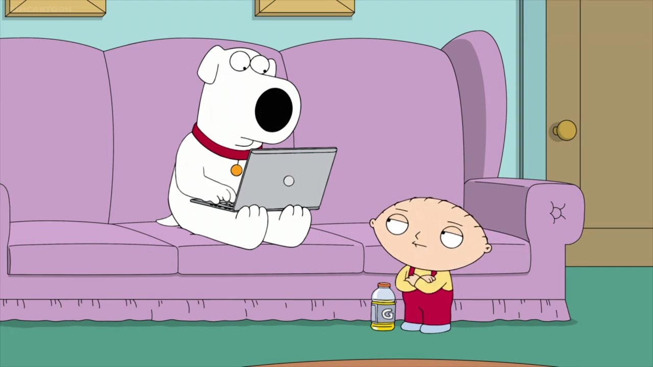 Family Guy - Brian caught watching porn  AGAIN