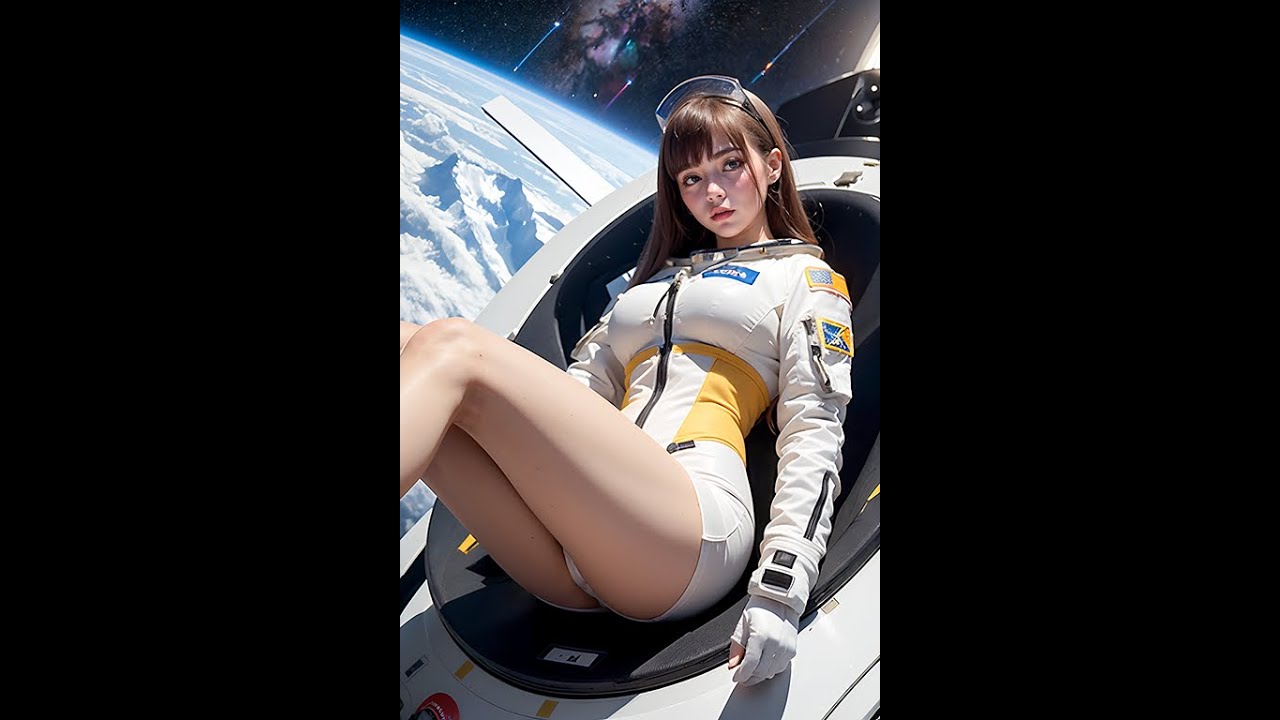 [ AI Art ] astronaut concept -Uzbek beauties-/우주 비행사  컨셉 -우즈벡 미녀- /宇宙飛行士 -ウズベック美女-