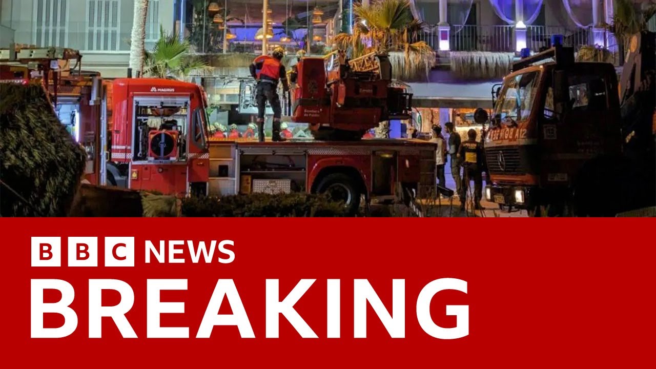 majorca building collapse: two dead and at least 12 injured, emergency services say 