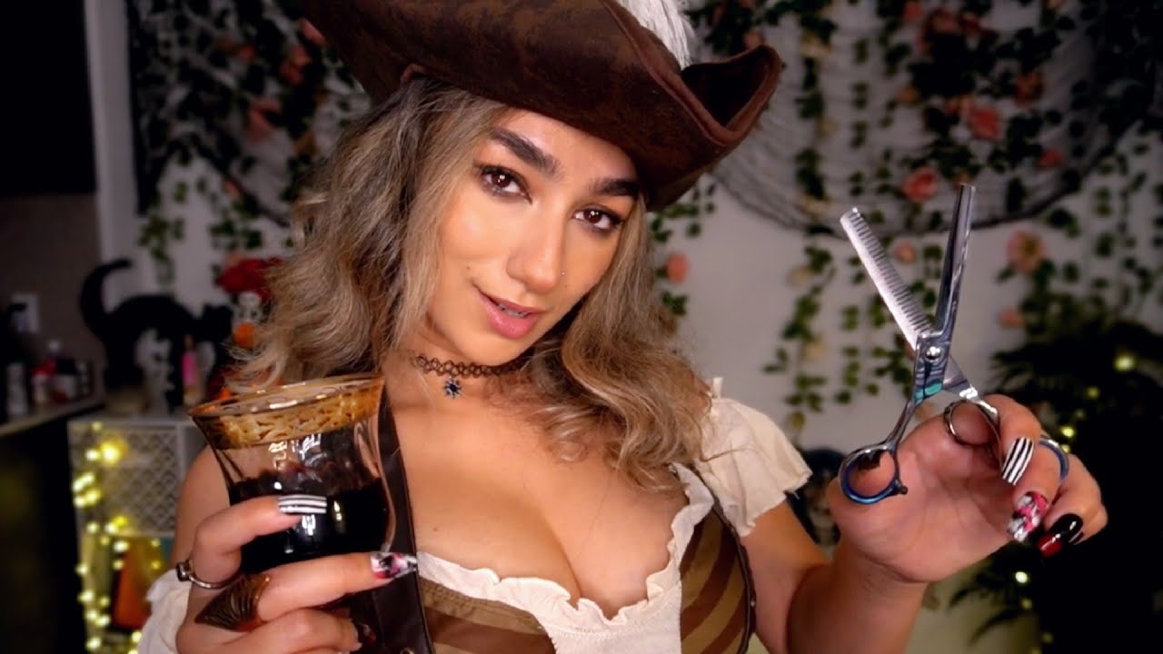ASMR | Drunk Pirate Gives You A Haircut✂️????‍☠️ (you're my prisoner)