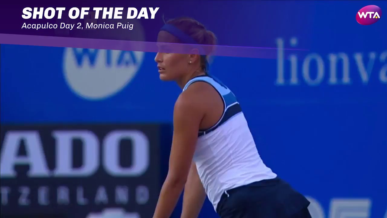 2017 Abierto Mexicano Telcel Day 2 | Shot of the Day | Monica Puig