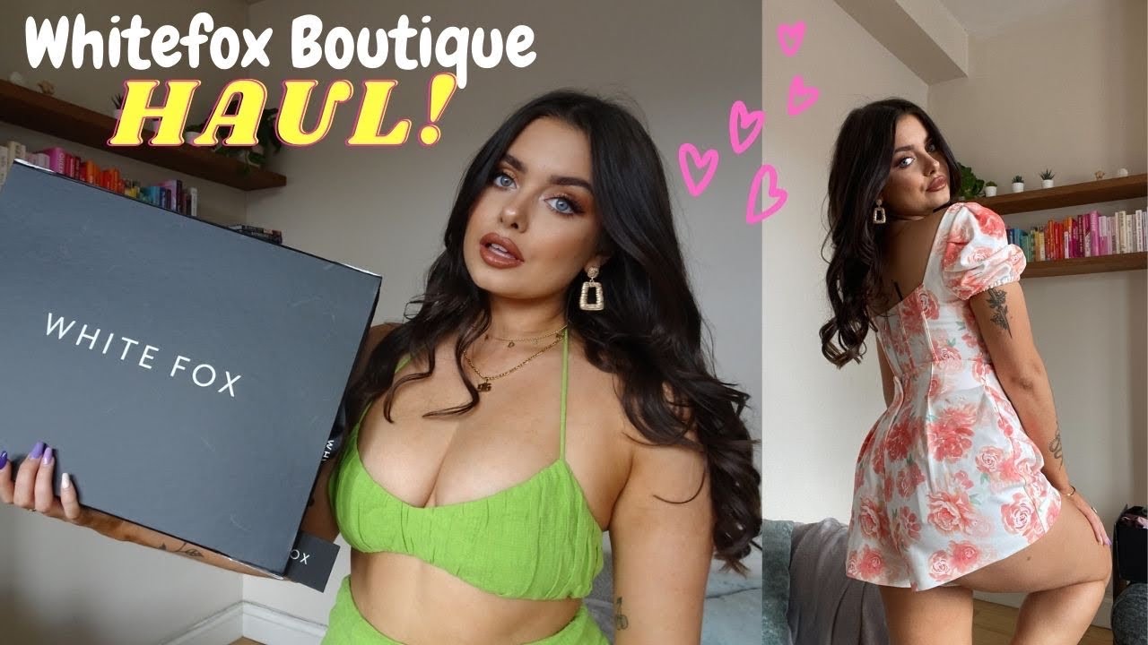 WHITE FOX BOUTIQUE HAUL | Fire fits!!! | Size 10/12 Try on | Get me to ibiza