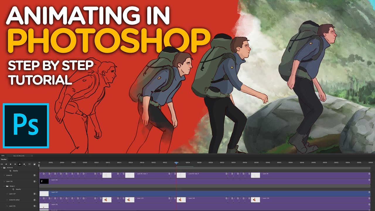 ANİMATİNG İN PHOTOSHOP - STEP BY STEP TUTORİAL