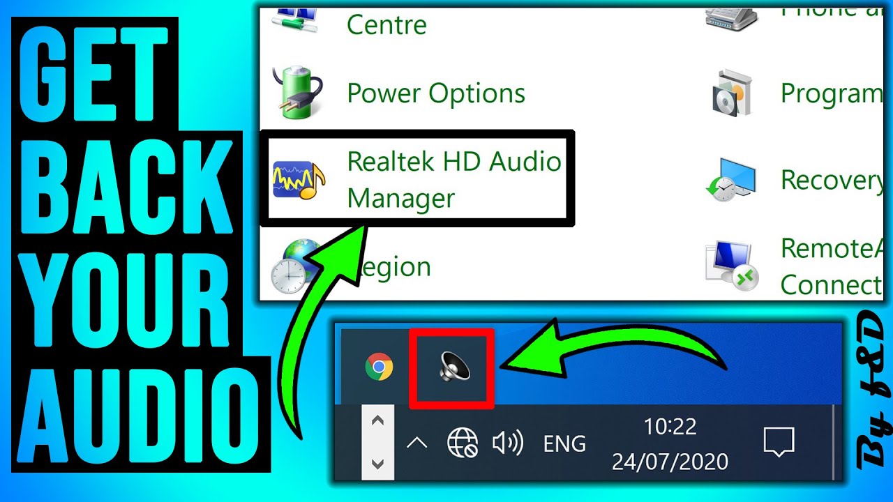Realtek HD Audio Manager Windows 10 not showing【FIXED】