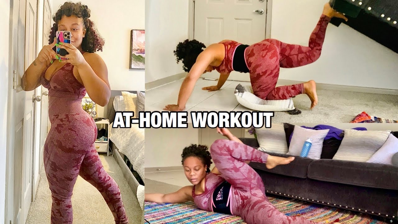 MY AT-HOME ABS & BOOTY WORKOUT| NO EQUIPMENT