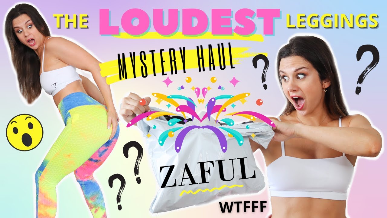 ZAFUL MYSTERY HAUL! Trying Zaful’s WEIRDEST, CRAZIEST leggings! | Zaful try on haul 2021