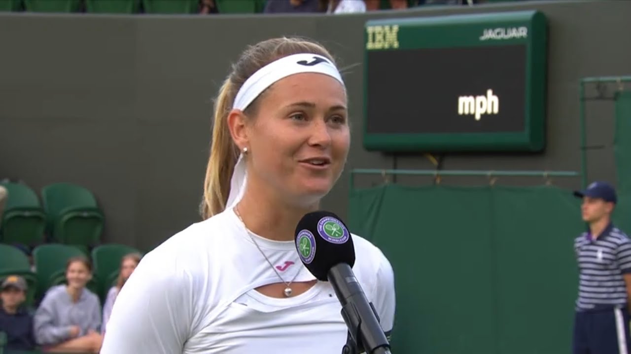 Wimbledon Live Tennis Coverage Danielle Collins vs Marie Bouzkova