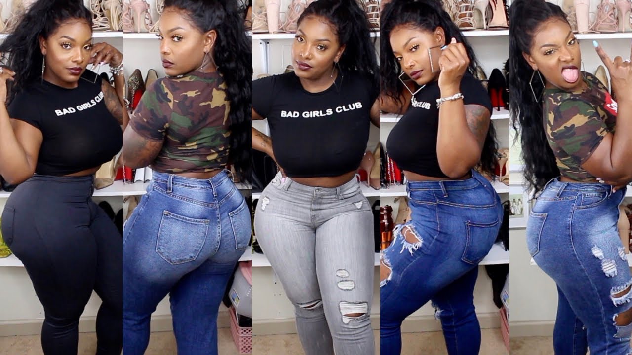 Well Zamn Baby !!!!! The Jeans Your Butt Needs | Thick Women Try On Haul | Fashion Nova Curve