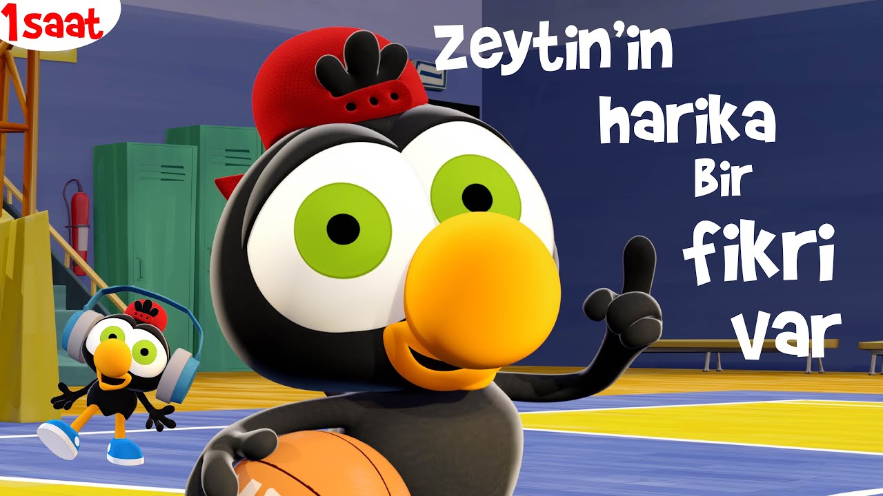 1 SAAT TÜRKÇE ÇİZGİ FİLM - Limon ile Zeytin #87 - Zeytin'in Harika Fikri!  | TRT Çocuk