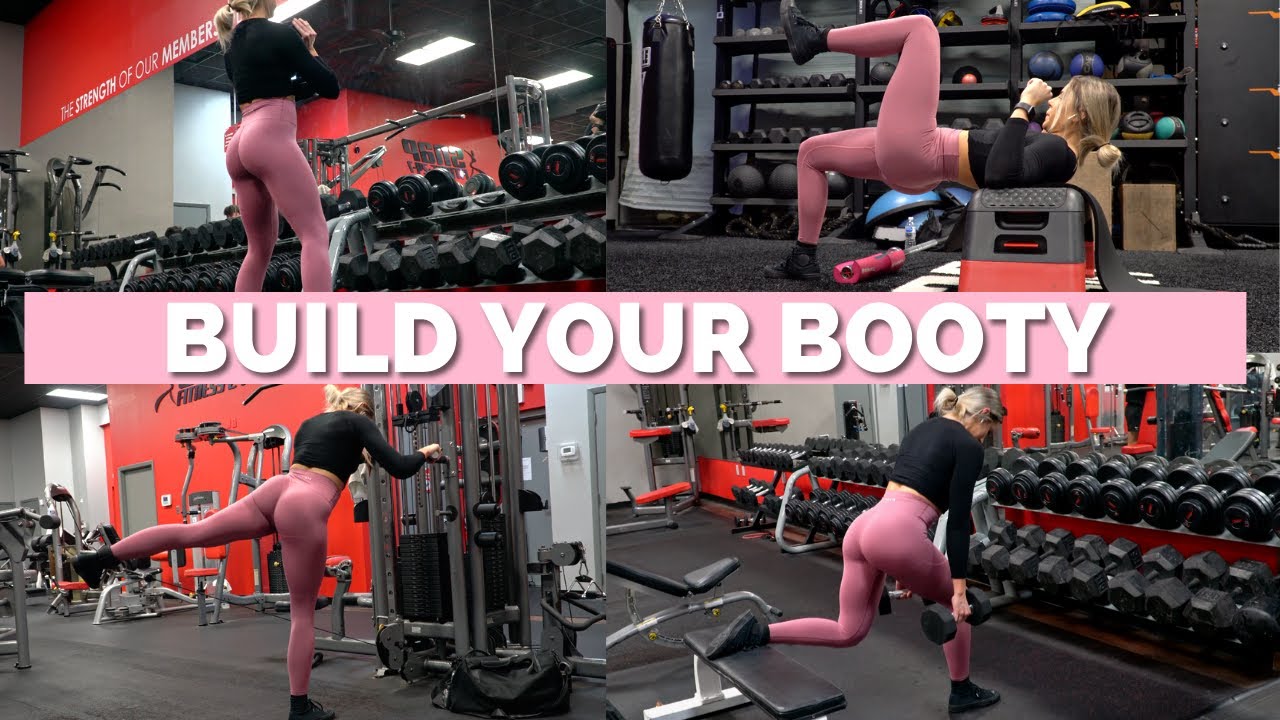 BUILD YOUR BOOTY GYM WORKOUT | MY COMPLETE GLUTE FOCUSED ROUTİNE