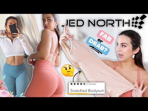 FAB OR DRAB? JED NORTH NEW RELEASES TRY ON HAUL REVIEW! JED NORTH LEGGINGS SHORTS YOGAWEAR #JEDNORTH