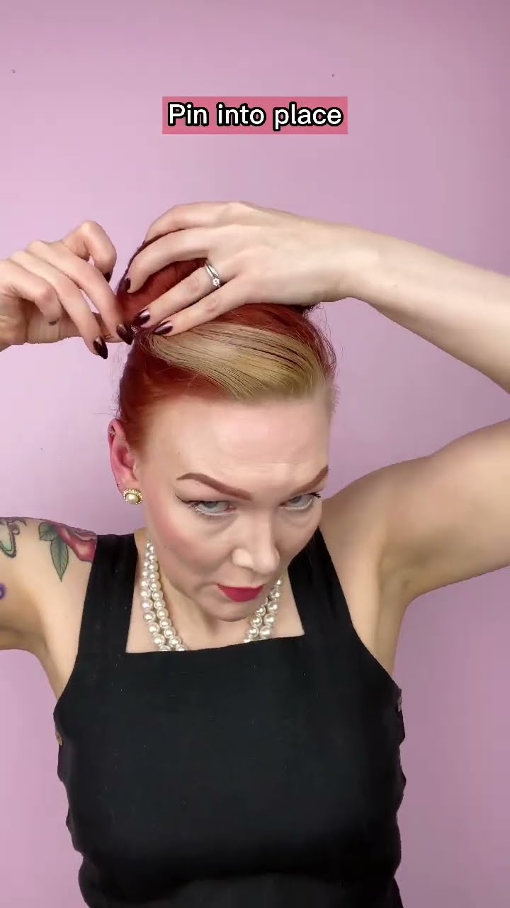 Audrey Hepburn Breakfast At Tiffany’s s updo tutorial   Bun Through The Decades  hairtutorials