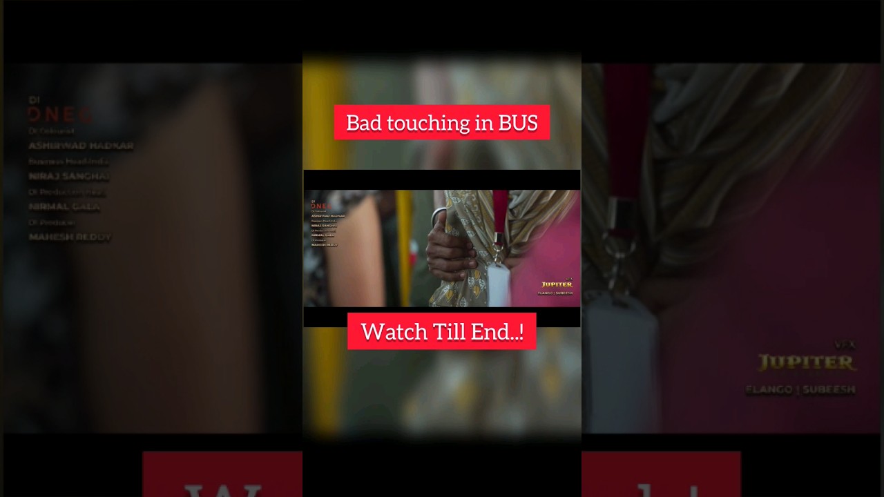 #Bad Touching in Bus | #SouthMovie Clip #reels
