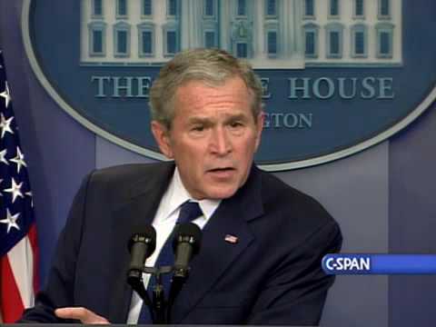 Pres Bush's Last Press Conference