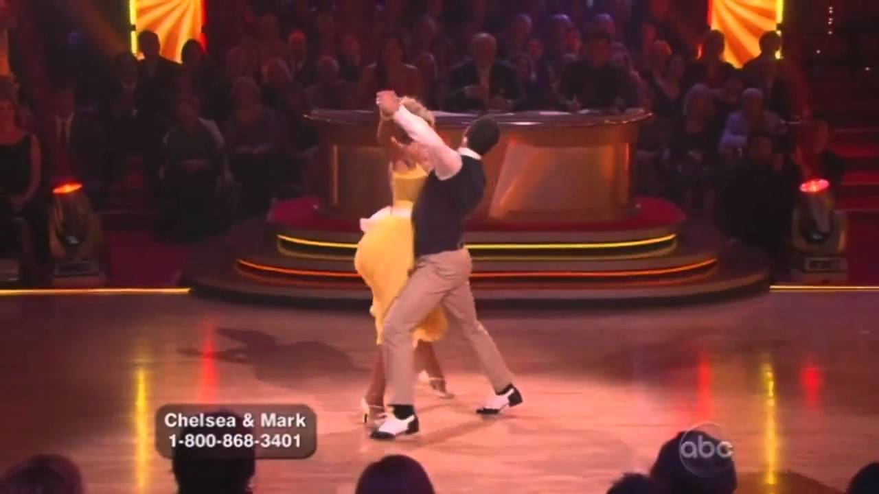 Chelsea Kane & Mark Ballas dancing with the stars Quick Step