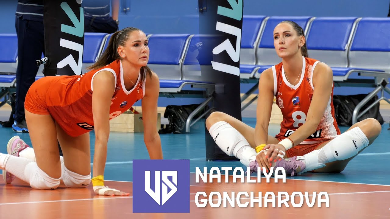 Nataliya Goncharova | Beautiful Volleyball Girl | Warming up №2