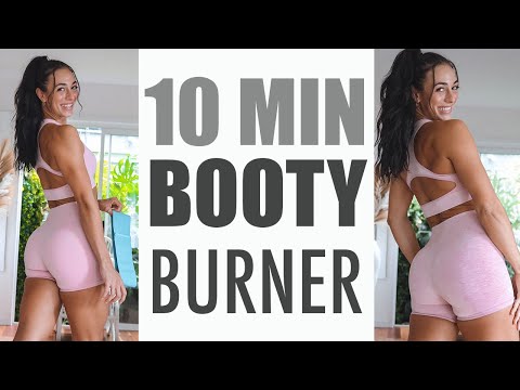 10 MINUTE Booty Burner | Follow Along Workout