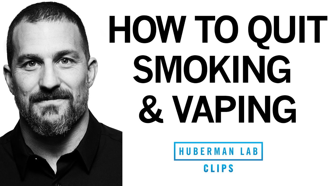 HOW TO QUİT SMOKİNG, VAPİNG OR DİPPİNG TOBACCO | DR. ANDREW HUBERMAN