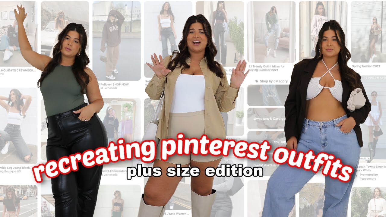 Recreating Pinterest Outfits with my Thrift Finds! | Bri Martinez