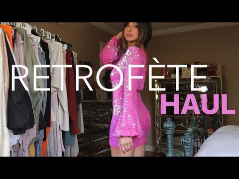 RETROFETE TRY ON HAUL What I got at the sample sale!