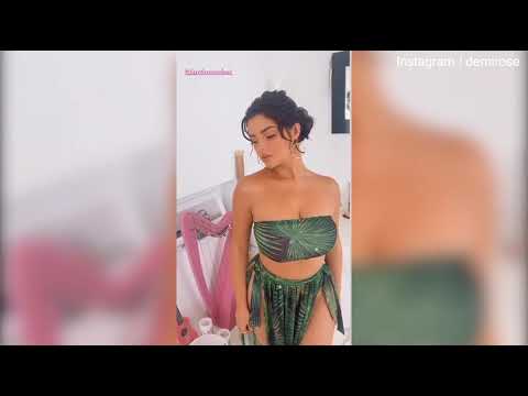 Demi Rose posted a series of sultry videos