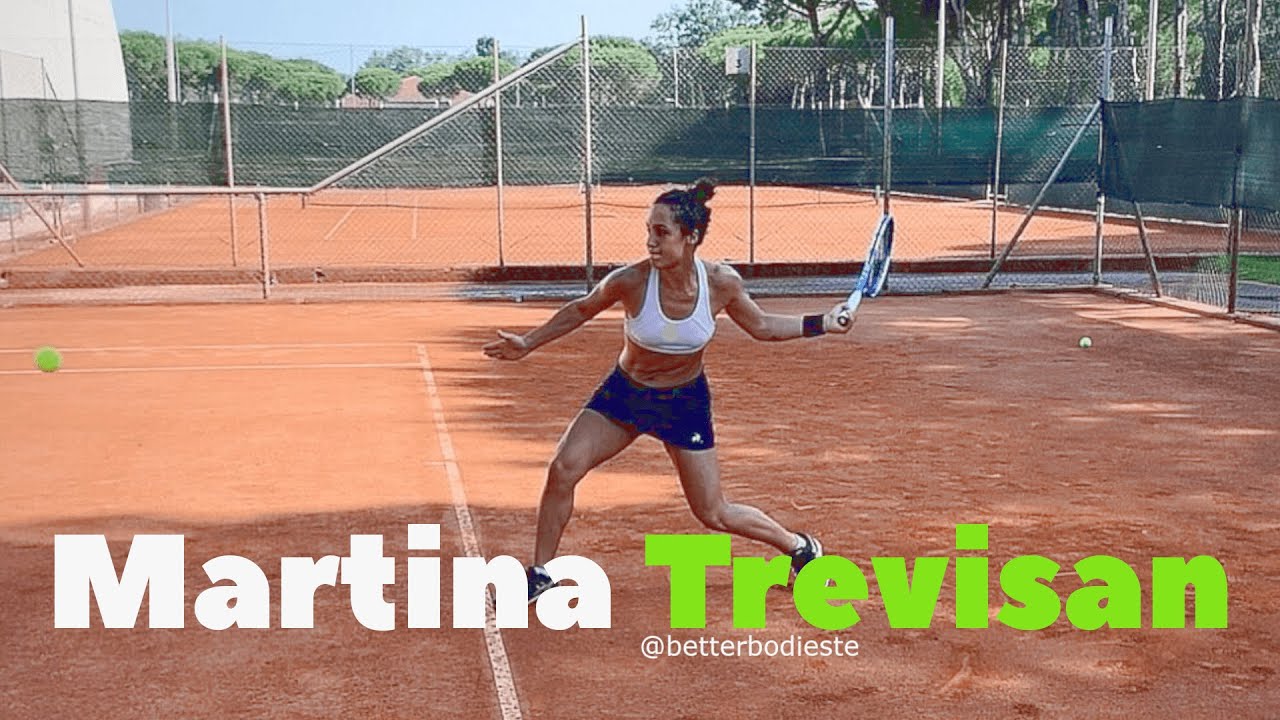 Martina Trevisan Workout and Court